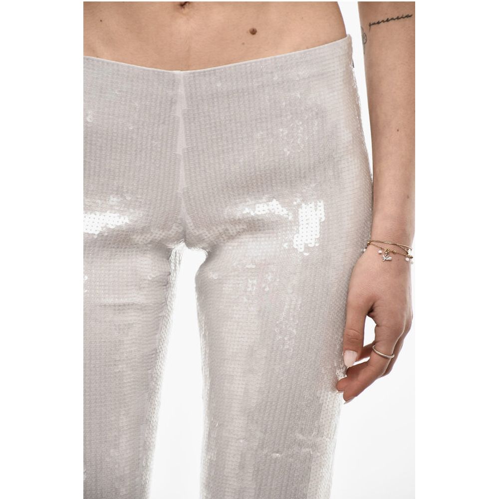 3/4 Leggings With Allover Sequins