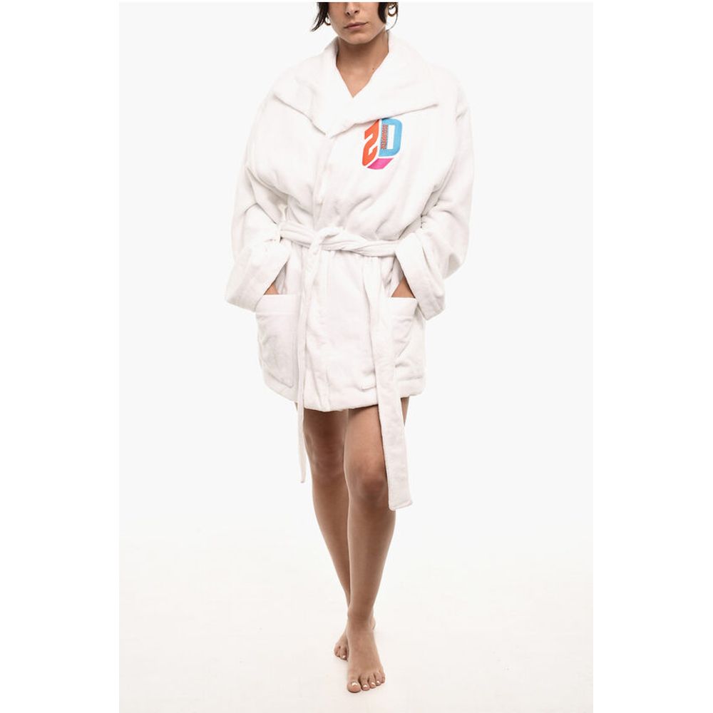2 Pockets Terry Cotton Bathrobe