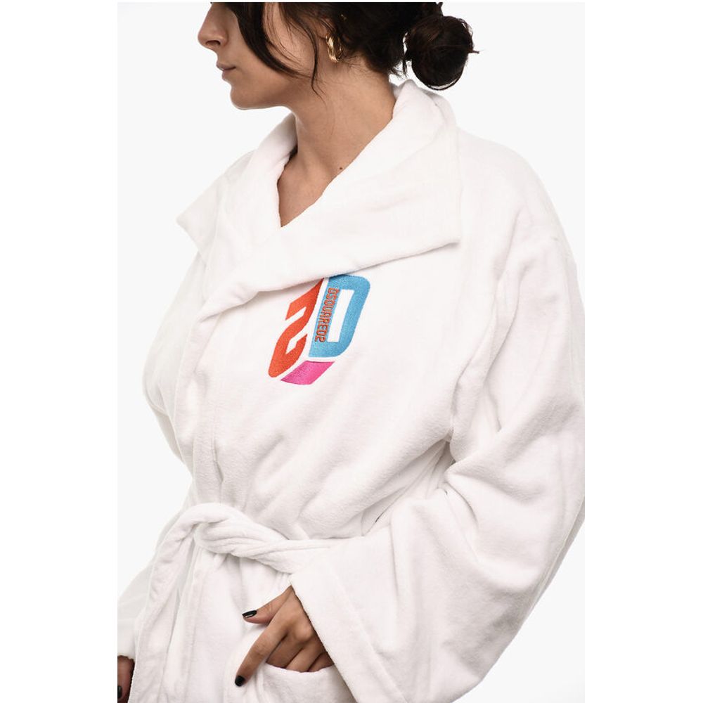 2 Pockets Terry Cotton Bathrobe