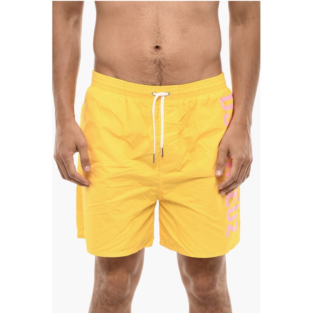 Swim Short with Contrasting Logo