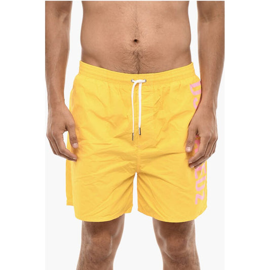 Swim Short with Contrasting Logo