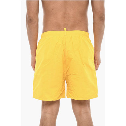 Swim Short with Contrasting Logo
