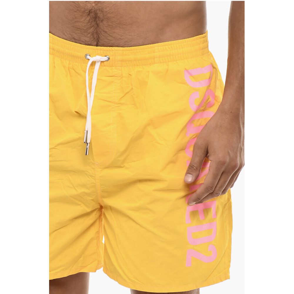 Swim Short with Contrasting Logo