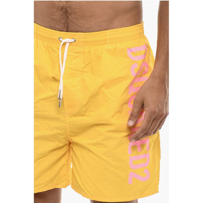 Swim Short with Contrasting Logo