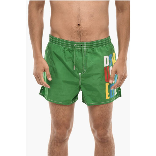 Swim Short with Multicolor Logo