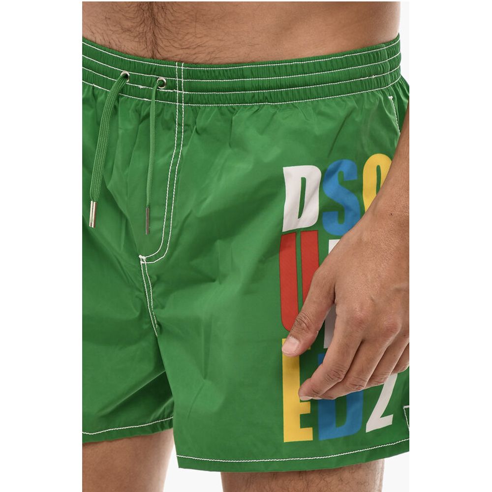 Swim Short with Multicolor Logo