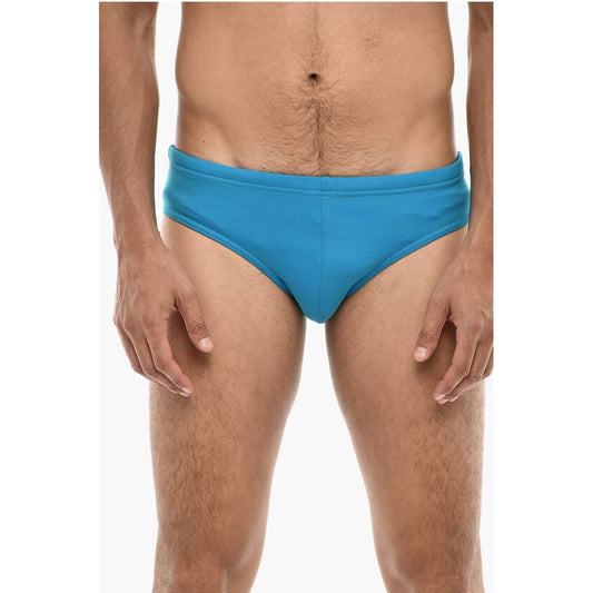 Swim Brief with Contrasting Logo