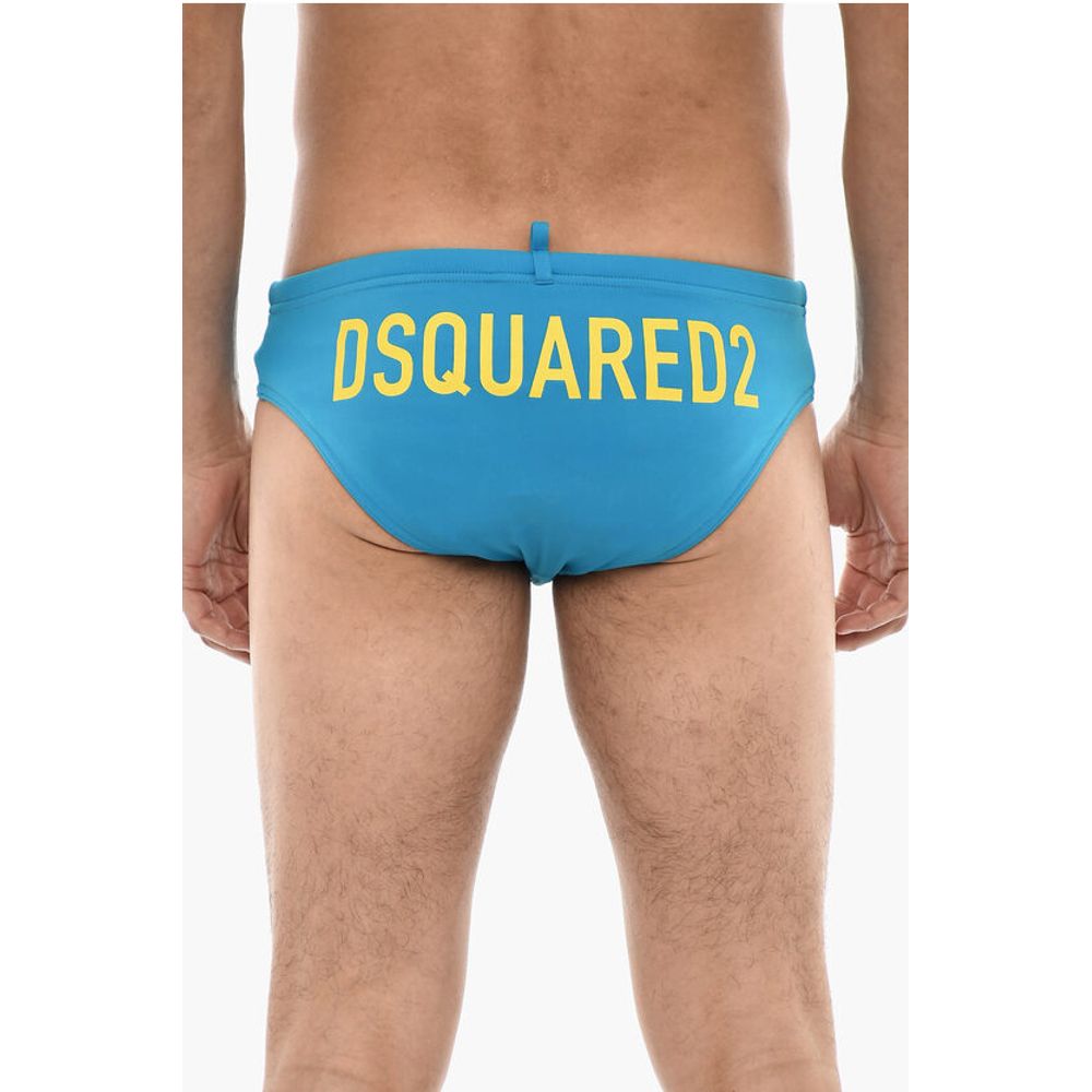Swim Brief with Contrasting Logo
