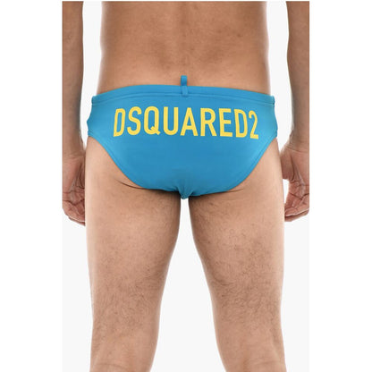 Swim Brief with Contrasting Logo