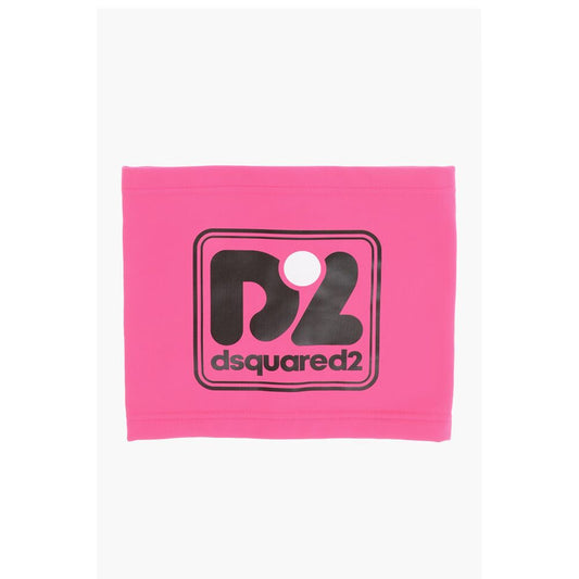 Solid Color Snood with Contrasting Logo