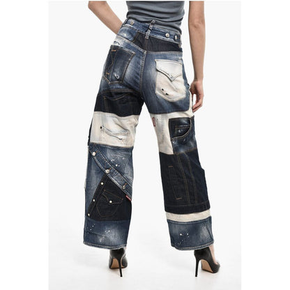 Baggy Fit Vintage Effect Jeans