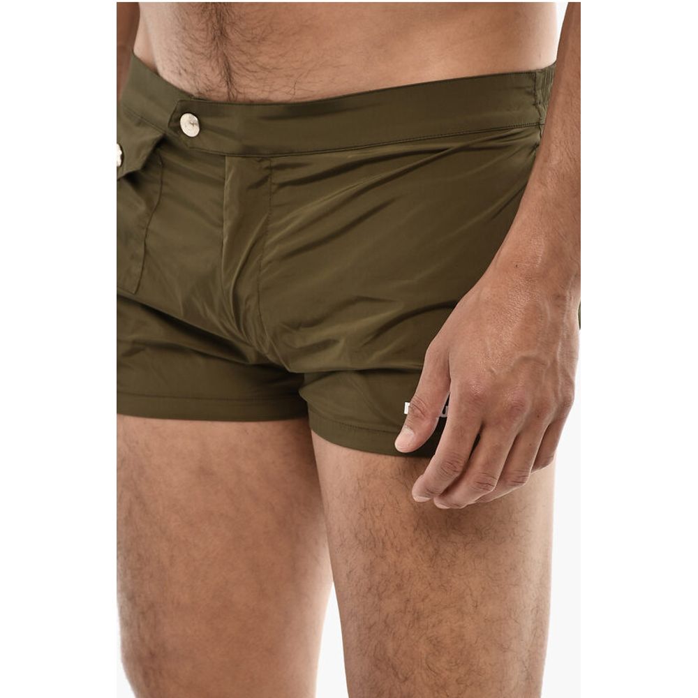 Zip Closure Swim Shorts