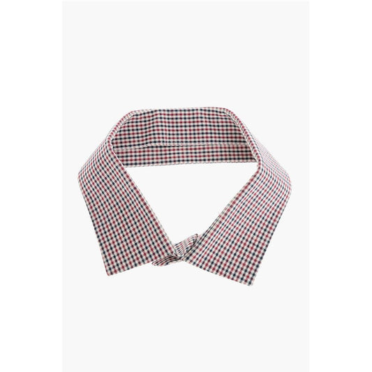 Checked Cotton Collar