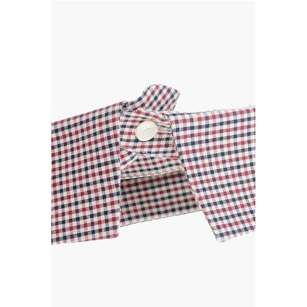 Checked Cotton Collar