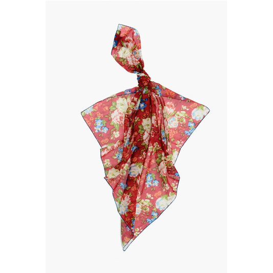 Floral Patterned Lightweight Fabric Foulard