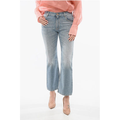 Light Washed Flared Fit Denims 23cm