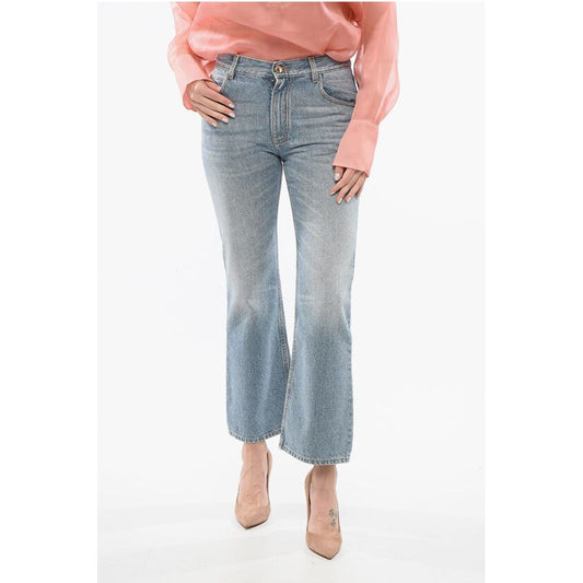 Light Washed Flared Fit Denims 23cm