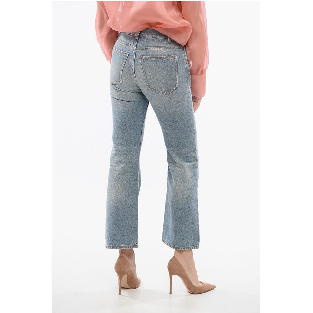 Light Washed Flared Fit Denims 23cm