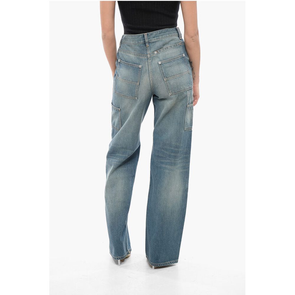 Straight Fit Delavè Cargo Denims 25cm