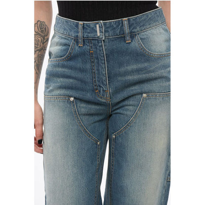 Straight Fit Delavè Cargo Denims 25cm