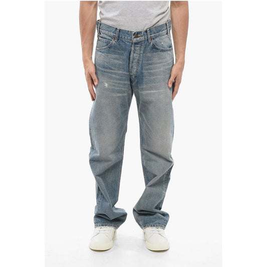 Vintage Washed Straight Fit Denims 23cm