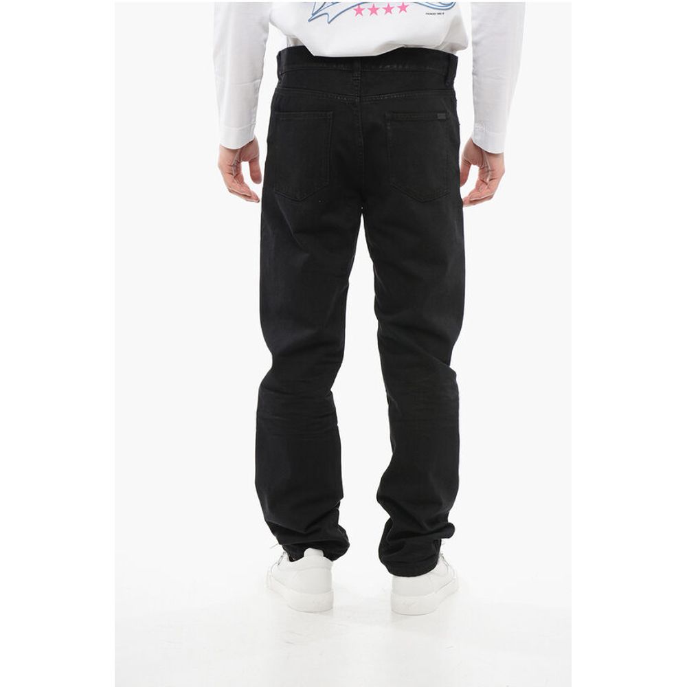 5-Pocket Slim Fit Denims with Belt Loops 21cm