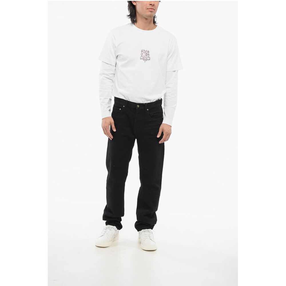 5-Pocket Slim Fit Denims with Belt Loops 21cm