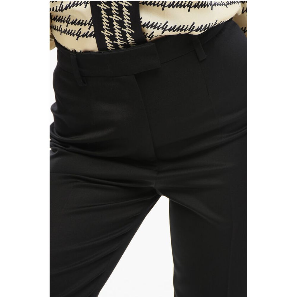 Wool Cropped Pants