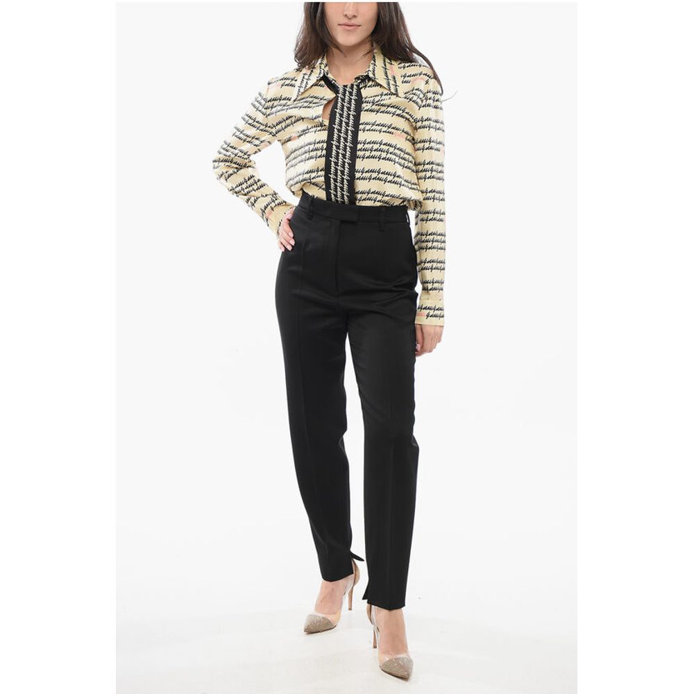 Wool Cropped Pants