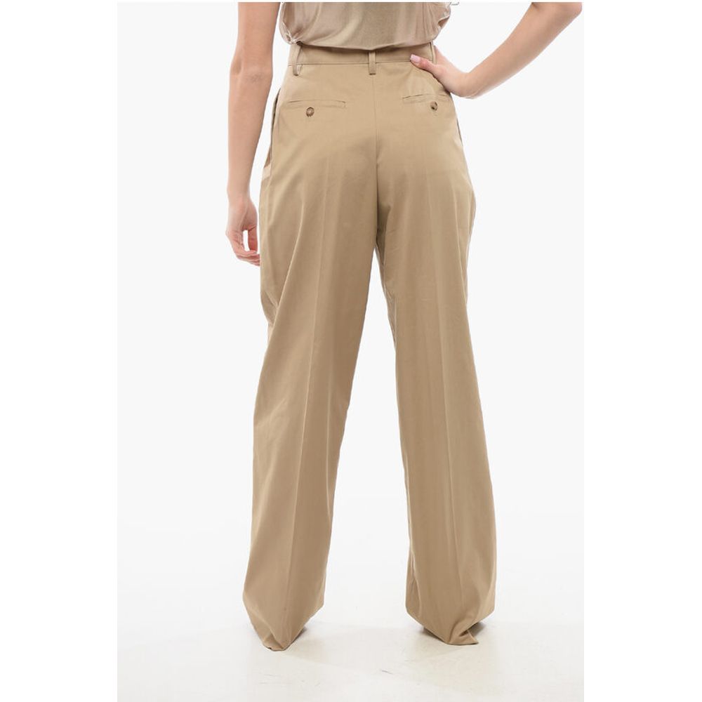 Pleated High-waisted Pants