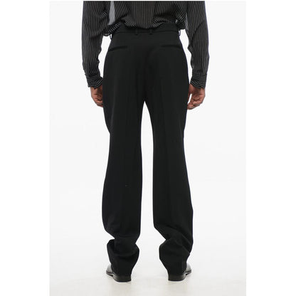 Double-pleated Wool 4-Pocketed Pants
