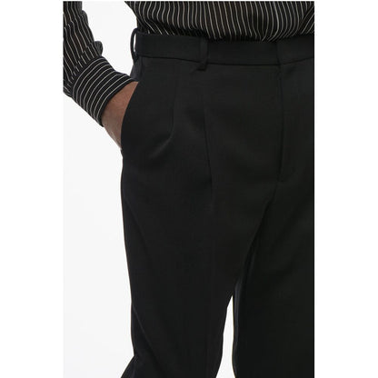 Double-pleated Wool 4-Pocketed Pants