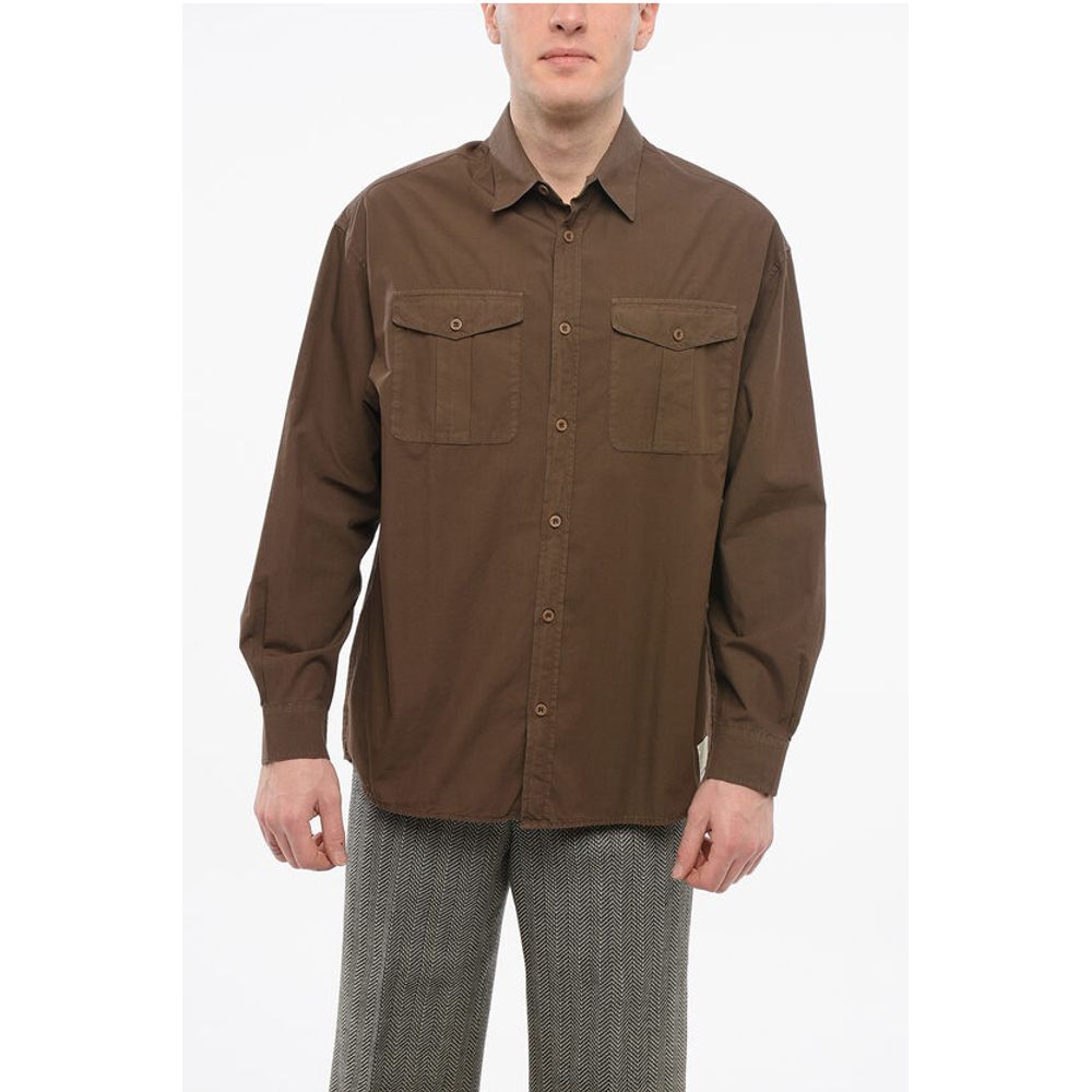 EMPORIO Popeline Cotton Saharan Shirt