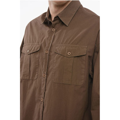 EMPORIO Popeline Cotton Saharan Shirt