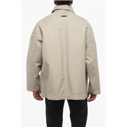 Zip-up Monochrome Nylon Windbreaker