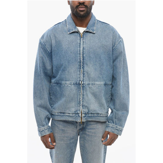 Front Zipped Denim Jacket