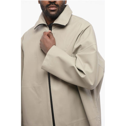 Zip-up Monochrome Nylon Windbreaker