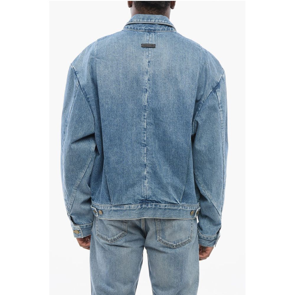 Front Zipped Denim Jacket