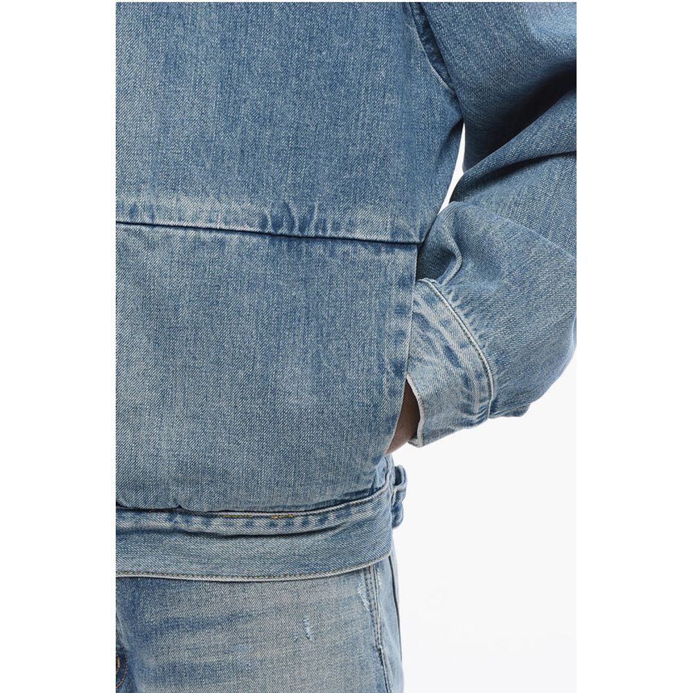 Front Zipped Denim Jacket