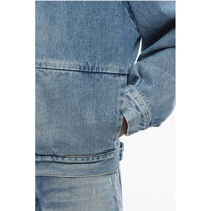 Front Zipped Denim Jacket