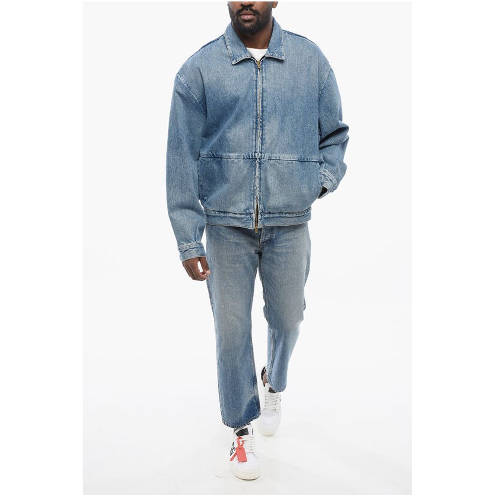 Front Zipped Denim Jacket