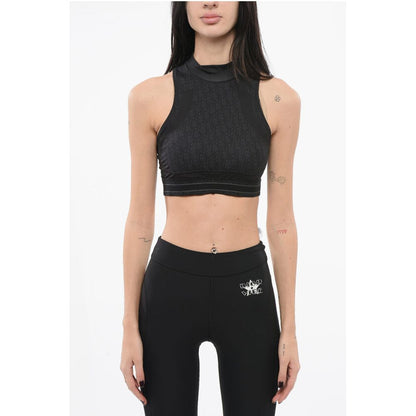 All-over Logoed Technical Fabric Sports Top