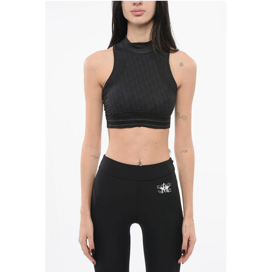 All-over Logoed Technical Fabric Sports Top