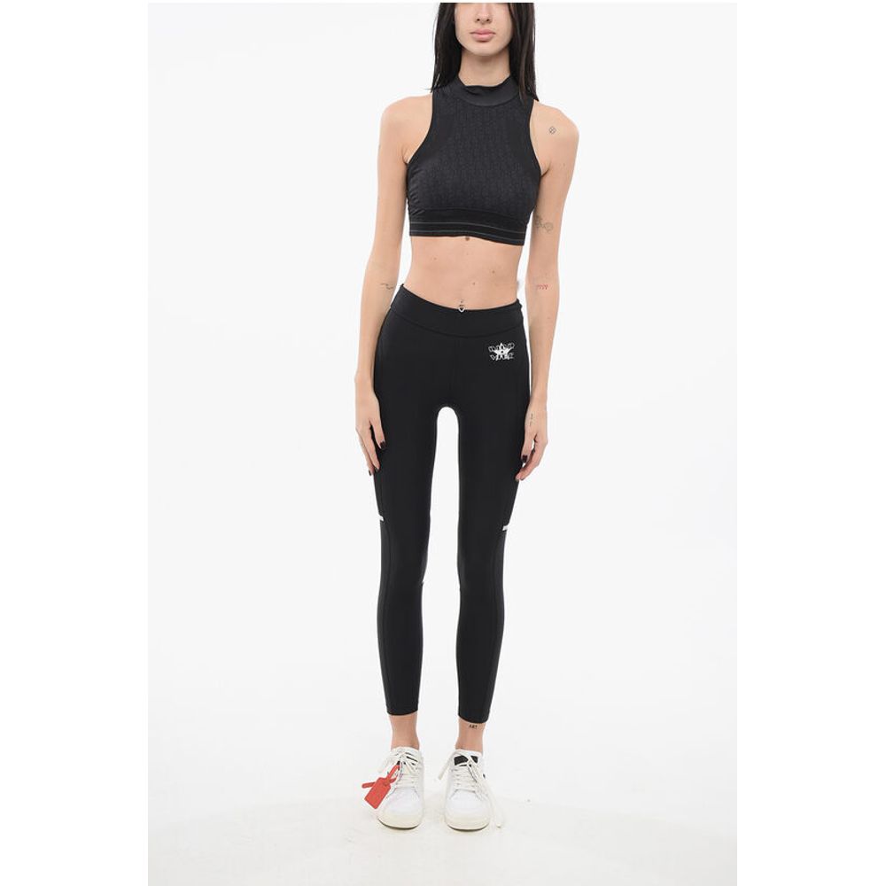 All-over Logoed Technical Fabric Sports Top