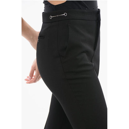 Wool Pants with Side Clamp