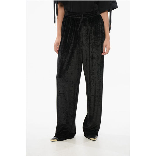 Velvet Wide-leg Pants