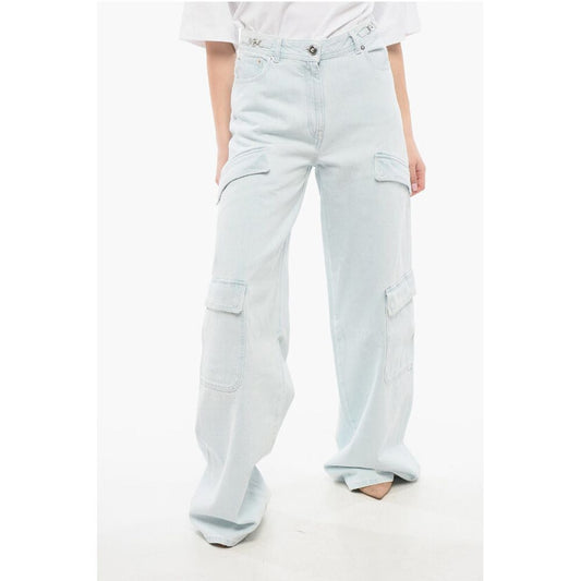 Medusa Cargo Denims with Light Wash