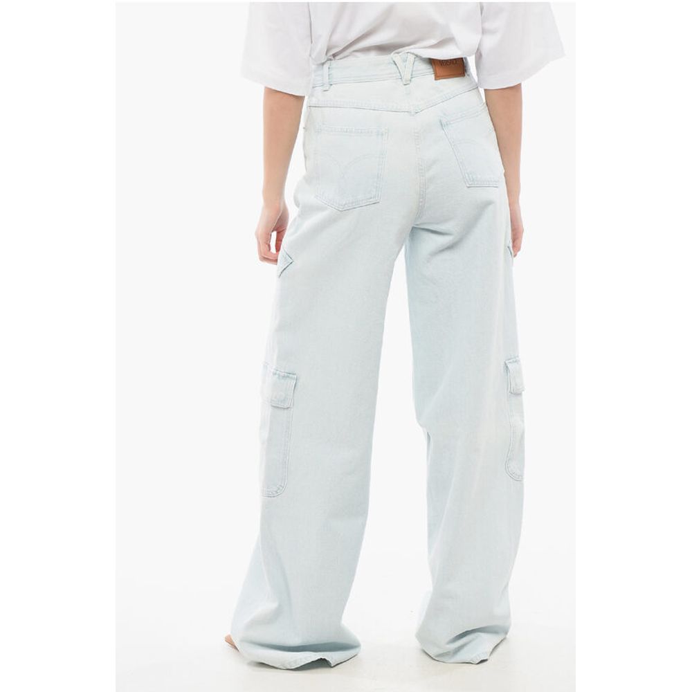 Medusa Cargo Denims with Light Wash