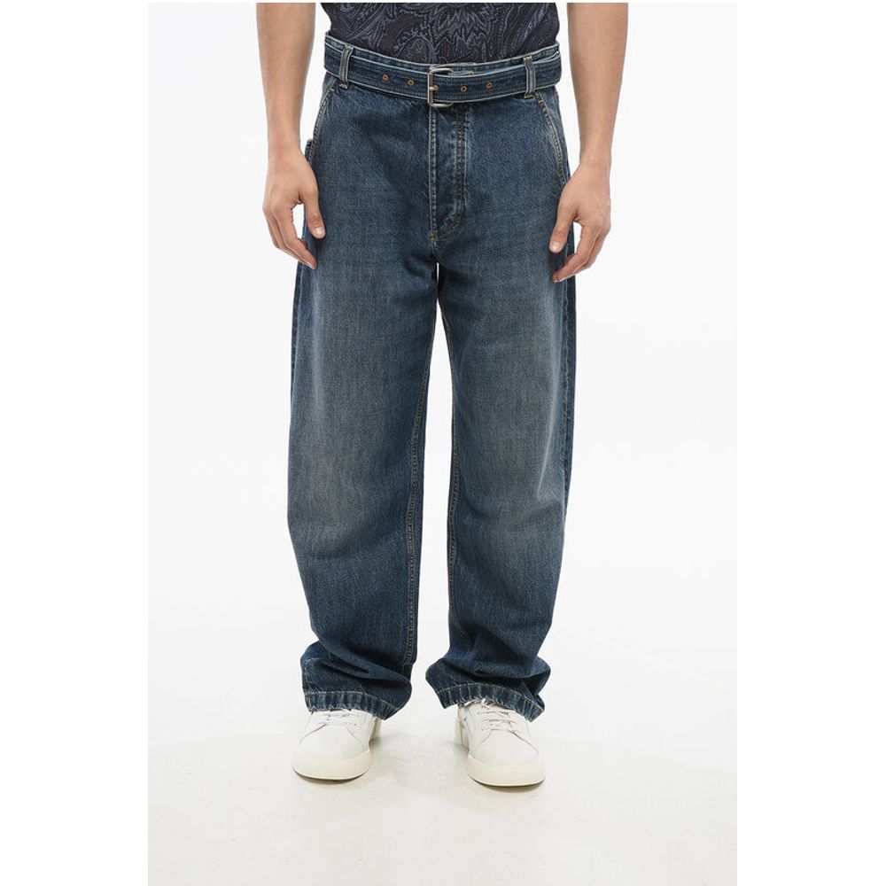 Mid Washed Denims with Belt 26cm