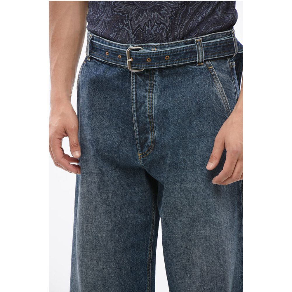 Mid Washed Denims with Belt 26cm